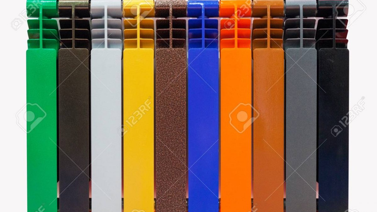 Pintar los radiadores de colores